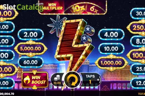 Οθόνη3. Lightning Fortunes Cashpots - Tap n Cash Κουλοχέρης