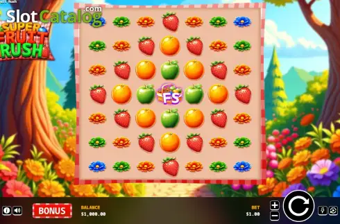 Οθόνη2. Super Fruit Rush Κουλοχέρης 
