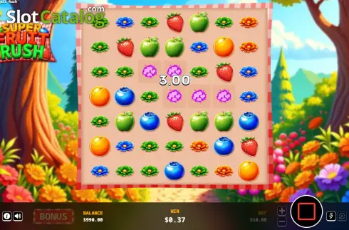 Οθόνη3. Super Fruit Rush Κουλοχέρης 
