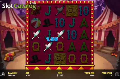 Οθόνη3. Wild Circus (Colorful Play) Κουλοχέρης