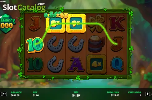 Οθόνη2. Shamrock 1000 Κουλοχέρης