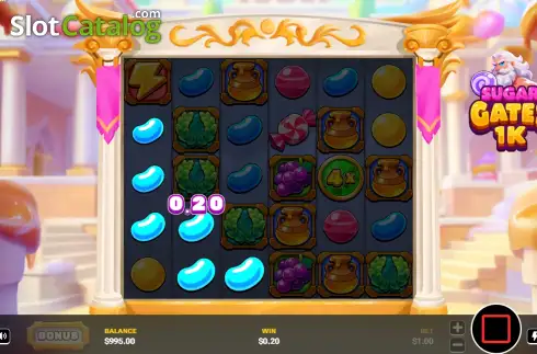 Οθόνη3. Sugar Gates 1K Κουλοχέρης