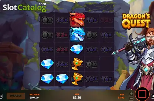 Οθόνη3. Dragons Quest Κουλοχέρης 