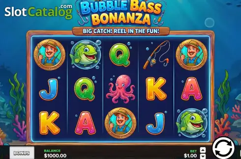 Οθόνη2. Bubble Bass Bonanza Κουλοχέρης 