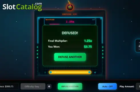 Οθόνη3. Defuse It! Κουλοχέρης