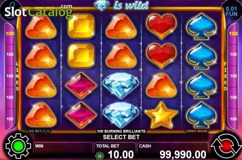 Οθόνη2. 100 Burning Brilliants Κουλοχέρης