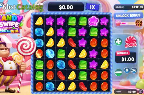 Οθόνη2. Candy Swipe Matchwin Κουλοχέρης