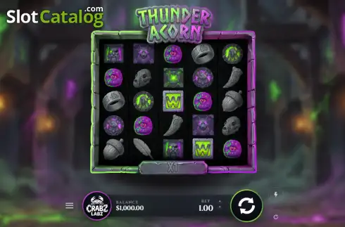 Οθόνη2. Thunder Acorn Κουλοχέρης