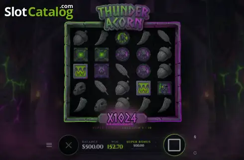 Οθόνη3. Thunder Acorn Κουλοχέρης
