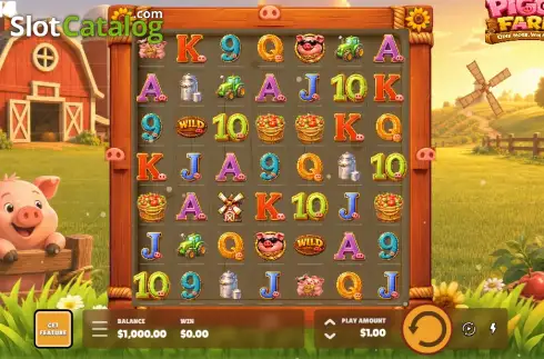 Οθόνη2. Piggy Farm (Crash Galaxy) Κουλοχέρης 