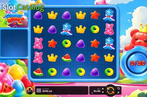 Οθόνη2. Gummy Rush Κουλοχέρης