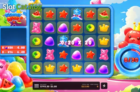 Οθόνη3. Gummy Rush Κουλοχέρης