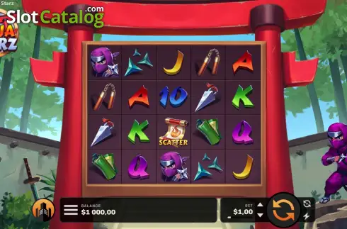 Οθόνη2. Ninja Starz Κουλοχέρης 