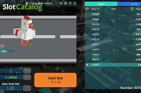 Οθόνη2. Crossyroad Crash Κουλοχέρης