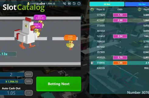 Οθόνη3. Crossyroad Crash Κουλοχέρης