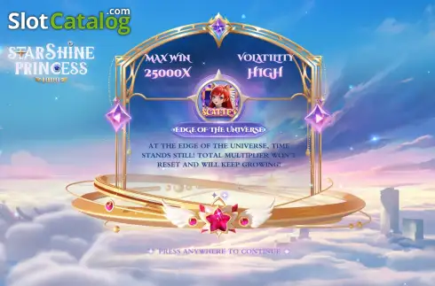 Οθόνη2. Starshine Princess 1000 Κουλοχέρης