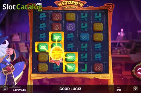 Οθόνη3. Wizard's Academy Κουλοχέρης