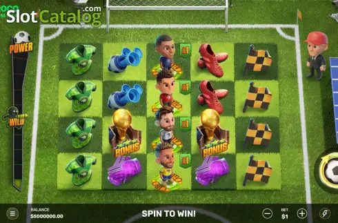 Οθόνη2. Goal Rush (Croco Gaming) Κουλοχέρης 