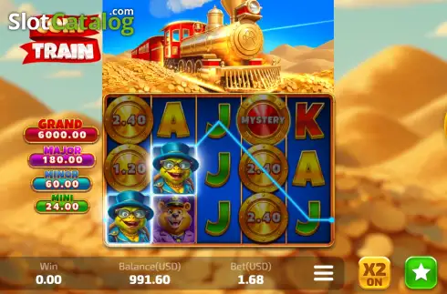 Οθόνη3. Coin Train (CROCO) Κουλοχέρης