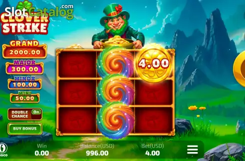 Οθόνη3. Clover Strike Κουλοχέρης