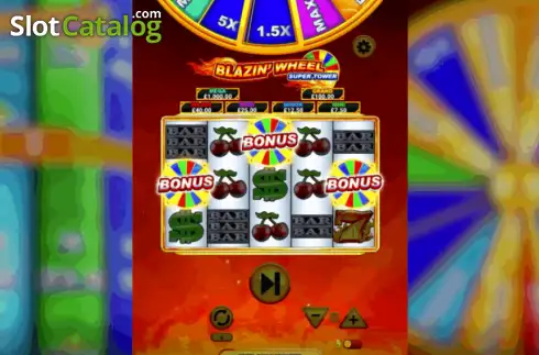 Οθόνη2. Blazin’ Wheel Super Tower Κουλοχέρης