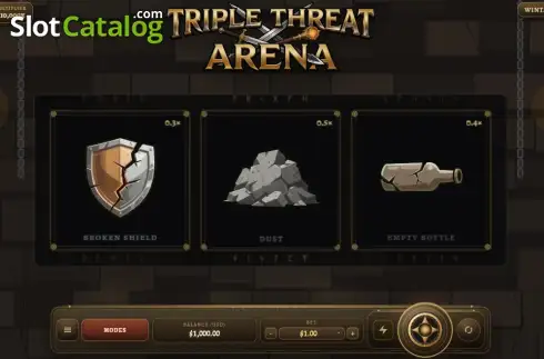 Οθόνη2. Triple Threat Arena Κουλοχέρης 