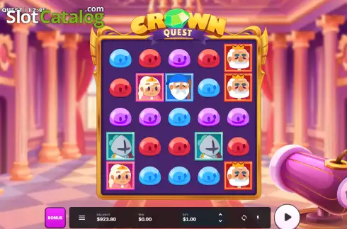 Οθόνη2. Crown Quest Κουλοχέρης