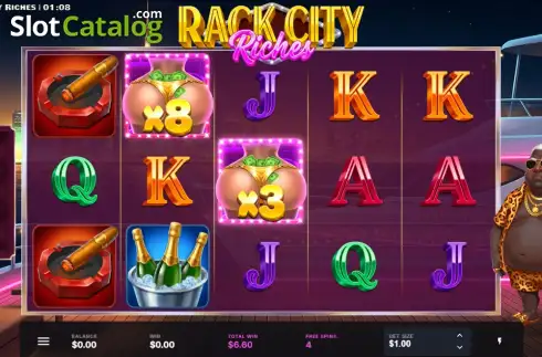 Οθόνη3. Rack City Riches Κουλοχέρης