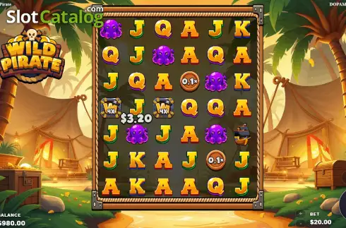 Οθόνη3. Wild Pirate (Dopamine Studios) Κουλοχέρης