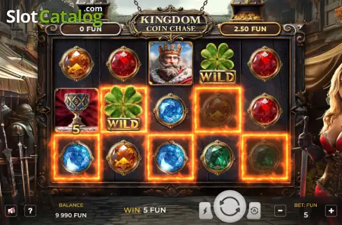 Οθόνη3. Kingdom: Coin Chase Κουλοχέρης