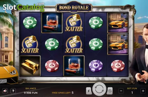 Οθόνη3. Bond Royale Κουλοχέρης