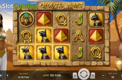 Οθόνη3. Cleopatra Night Κουλοχέρης