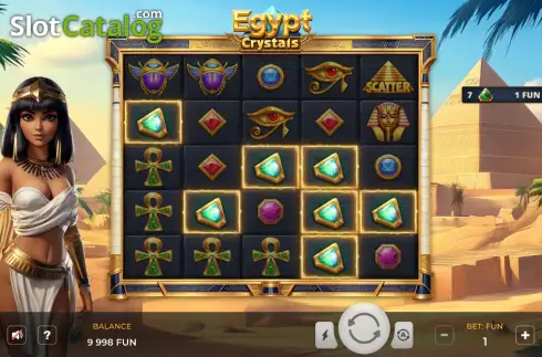 Οθόνη3. Egypt Crystals Κουλοχέρης