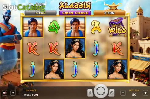 Οθόνη2. Aladdin Coin Chase Κουλοχέρης