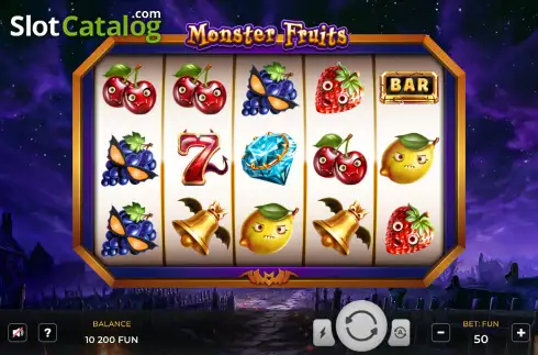 Οθόνη2. Monster Fruits Κουλοχέρης