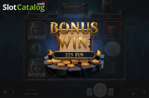 Οθόνη3. Vampiris Coin Chase Κουλοχέρης 