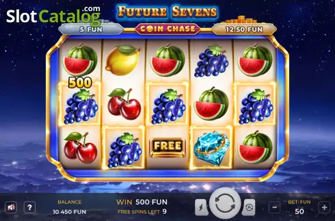 Οθόνη3. Future Sevens Coin Chase Κουλοχέρης