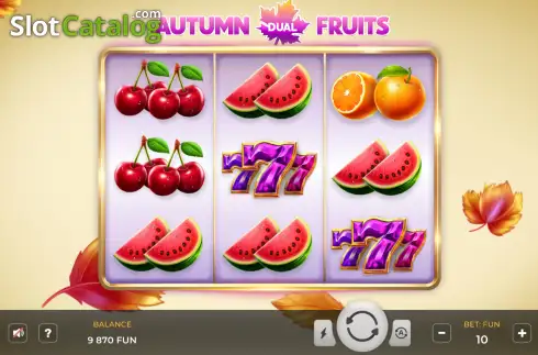 Οθόνη2. Autumn Dual Fruits Κουλοχέρης