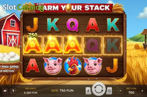 Οθόνη3. Farm Your Stack Κουλοχέρης