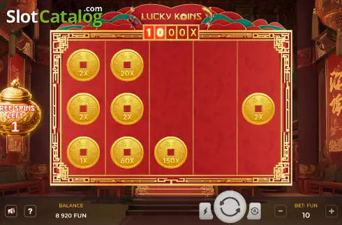 Οθόνη3. Lucky Koins Κουλοχέρης