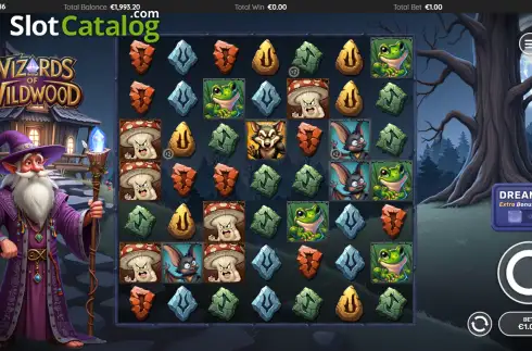 Οθόνη2. Wizards of Wild Wood Κουλοχέρης 