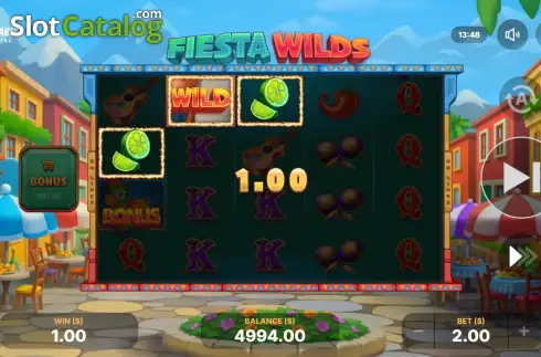 Οθόνη3. Fiesta Wilds Κουλοχέρης