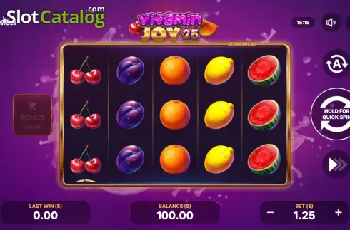 Οθόνη2. Vitamin Joy 25 Κουλοχέρης