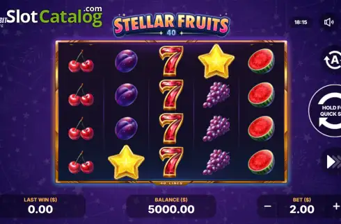 Οθόνη2. Stellar Fruits 40 Κουλοχέρης