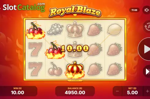 Οθόνη3. Royal Blaze Κουλοχέρης