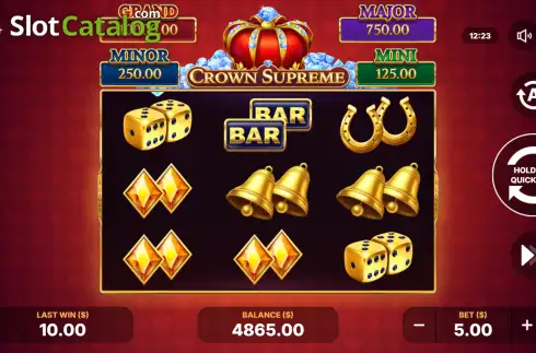 Οθόνη2. Crown Supreme Κουλοχέρης