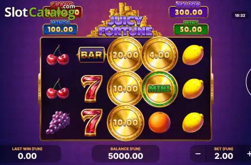 Οθόνη2. Juicy Fortune: Hold and Win Κουλοχέρης 