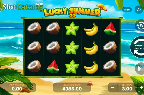 Οθόνη2. Lucky Summer 20 Κουλοχέρης