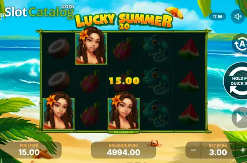 Οθόνη3. Lucky Summer 20 Κουλοχέρης