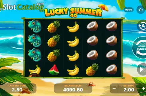 Οθόνη2. Lucky Summer 40 Κουλοχέρης 